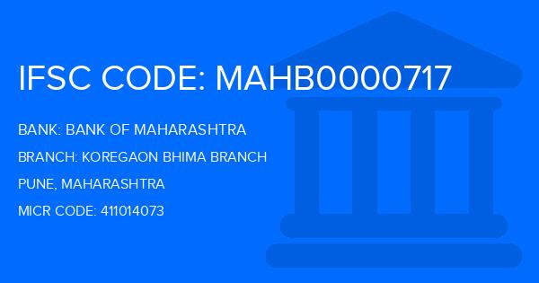 Bank Of Maharashtra (BOM) Koregaon Bhima Branch