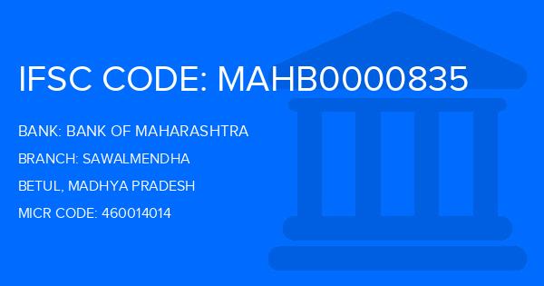 Bank Of Maharashtra (BOM) Sawalmendha Branch IFSC Code