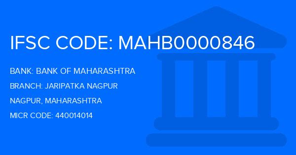 Bank Of Maharashtra (BOM) Jaripatka Nagpur Branch IFSC Code