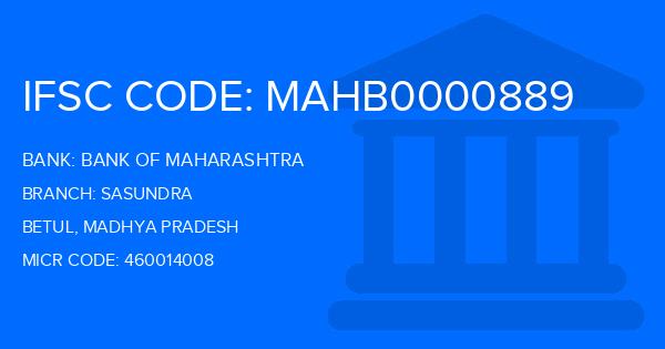 Bank Of Maharashtra (BOM) Sasundra Branch IFSC Code