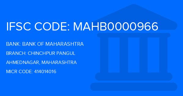 Bank Of Maharashtra (BOM) Chinchpur Pangul Branch IFSC Code