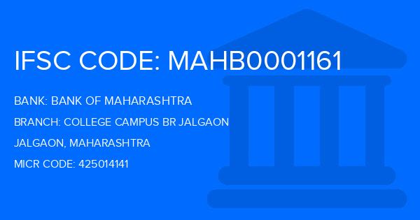 Bank Of Maharashtra (BOM) College Campus Br Jalgaon Branch IFSC Code