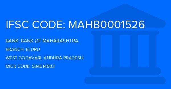 Bank Of Maharashtra (BOM) Eluru Branch IFSC Code