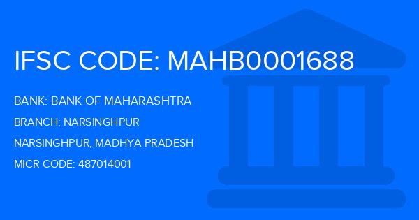 Bank Of Maharashtra (BOM) Narsinghpur Branch IFSC Code