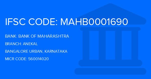 Bank Of Maharashtra (BOM) Anekal Branch IFSC Code