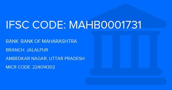 Bank Of Maharashtra (BOM) Jalalpur Branch IFSC Code