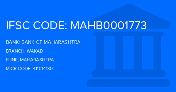 Bank Of Maharashtra (BOM) Wakad Branch IFSC Code