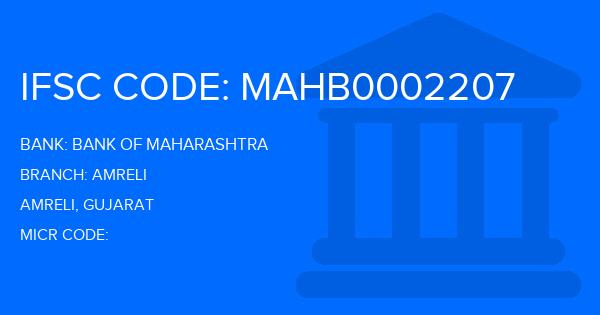 Bank Of Maharashtra (BOM) Amreli Branch IFSC Code