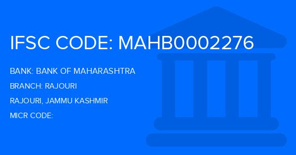 Bank Of Maharashtra (BOM) Rajouri Branch IFSC Code