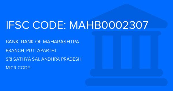 Bank Of Maharashtra (BOM) Puttaparthi Branch IFSC Code
