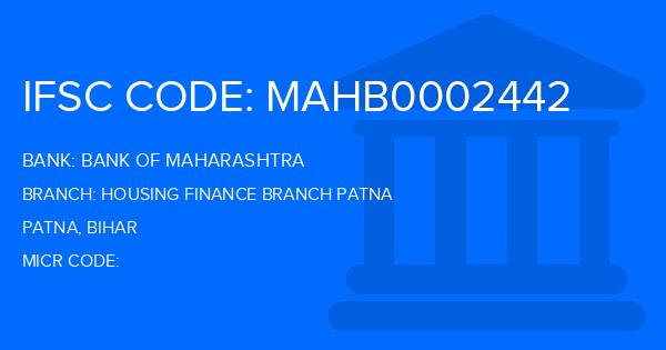 Bank Of Maharashtra (BOM) Housing Finance Branch Patna Branch IFSC Code