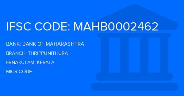 Bank Of Maharashtra (BOM) Thrippunithura Branch IFSC Code