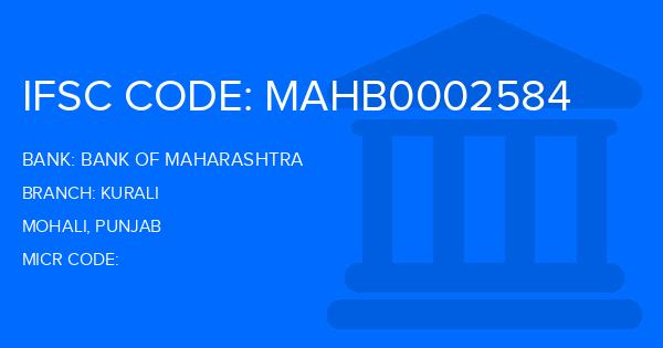 Bank Of Maharashtra (BOM) Kurali Branch IFSC Code