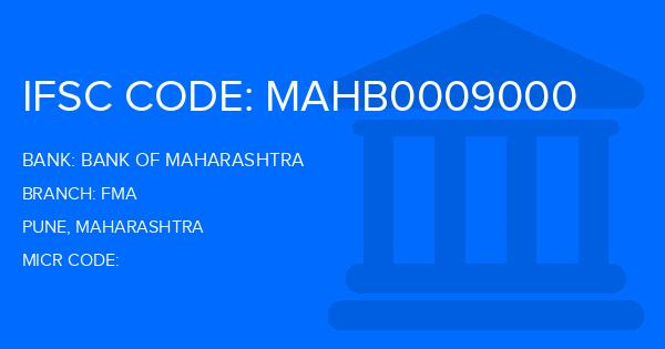 Bank Of Maharashtra (BOM) Fma Branch IFSC Code