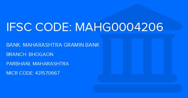 Maharashtra Gramin Bank (MGB) Bhogaon Branch IFSC Code