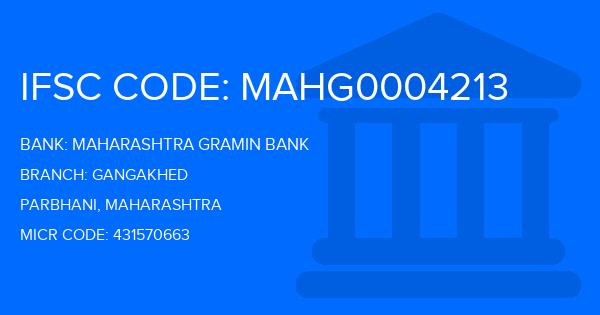 Maharashtra Gramin Bank (MGB) Gangakhed Branch IFSC Code