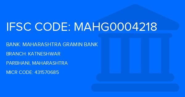 Maharashtra Gramin Bank (MGB) Katneshwar Branch IFSC Code