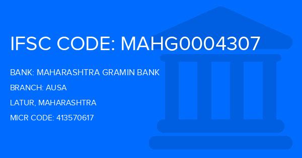 Maharashtra Gramin Bank (MGB) Ausa Branch IFSC Code