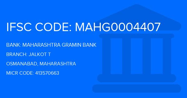 Maharashtra Gramin Bank (MGB) Jalkot T Branch IFSC Code
