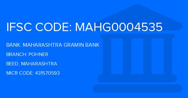 Maharashtra Gramin Bank (MGB) Pohner Branch IFSC Code