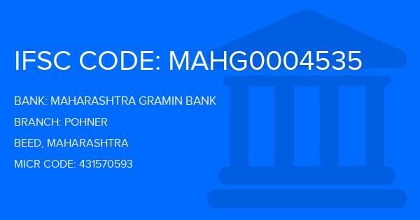 Maharashtra Gramin Bank (MGB) Pohner Branch IFSC Code