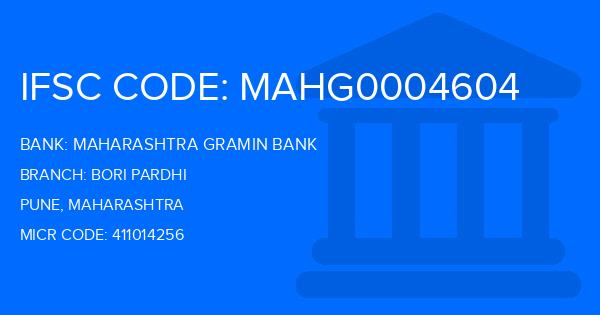 Maharashtra Gramin Bank (MGB) Bori Pardhi Branch IFSC Code