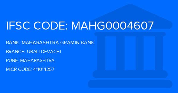 Maharashtra Gramin Bank (MGB) Urali Devachi Branch IFSC Code