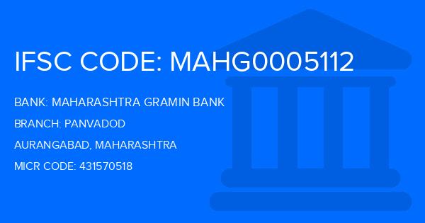 Maharashtra Gramin Bank (MGB) Panvadod Branch IFSC Code