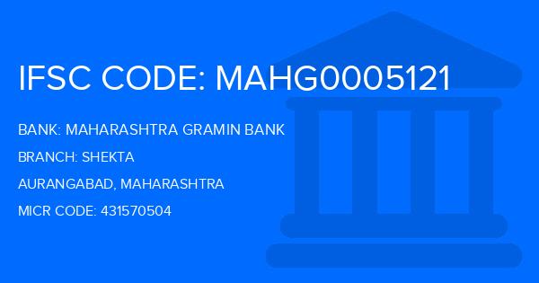 Maharashtra Gramin Bank (MGB) Shekta Branch IFSC Code