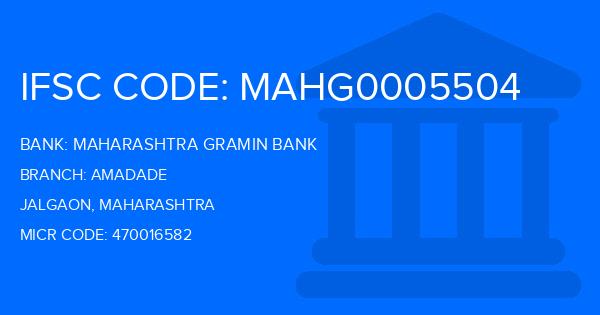 Maharashtra Gramin Bank (MGB) Amadade Branch IFSC Code