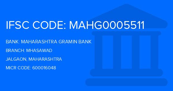 Maharashtra Gramin Bank (MGB) Mhasawad Branch IFSC Code