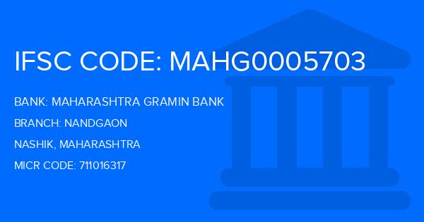 Maharashtra Gramin Bank (MGB) Nandgaon Branch IFSC Code