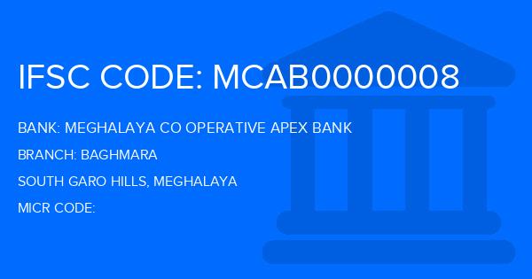 Meghalaya Co Operative Apex Bank Baghmara Branch IFSC Code