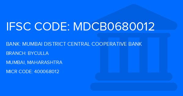 Mumbai District Central Cooperative Bank Byculla Branch IFSC Code