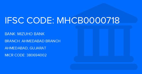 Mizuho Bank Ahmedabad Branch