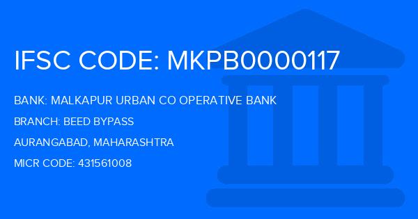 Malkapur Urban Co Operative Bank Beed Bypass Branch IFSC Code