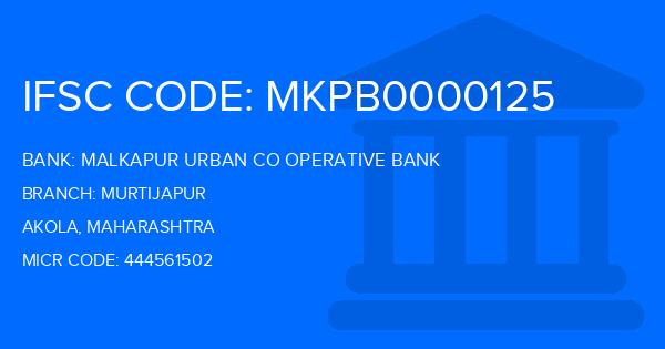 Malkapur Urban Co Operative Bank Murtijapur Branch IFSC Code