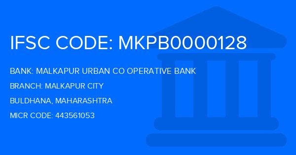 Malkapur Urban Co Operative Bank Malkapur City Branch IFSC Code