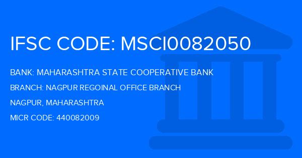 Maharashtra State Cooperative Bank Nagpur Regoinal Office Branch