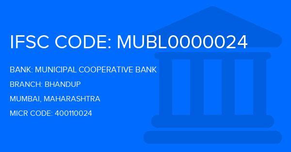 Municipal Cooperative Bank Bhandup Branch IFSC Code