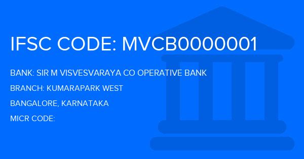 Sir M Visvesvaraya Co Operative Bank Kumarapark West Branch IFSC Code