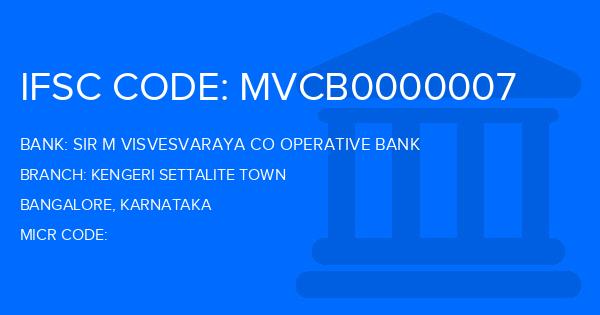 Sir M Visvesvaraya Co Operative Bank Kengeri Settalite Town Branch IFSC Code