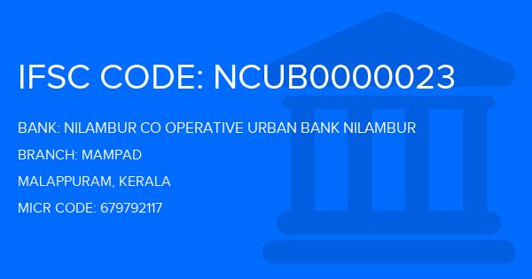 Nilambur Co Operative Urban Bank Nilambur Mampad Branch IFSC Code