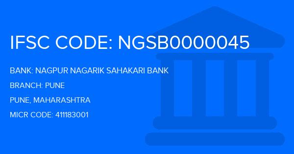 Nagpur Nagarik Sahakari Bank Pune Branch IFSC Code