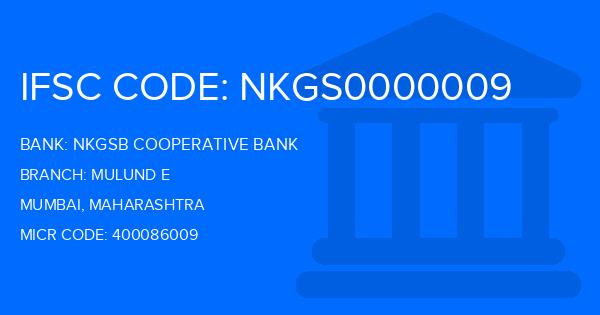 Nkgsb Cooperative Bank Mulund E Branch IFSC Code