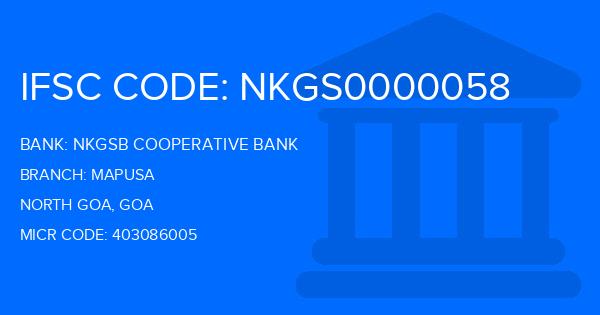 Nkgsb Cooperative Bank Mapusa Branch IFSC Code