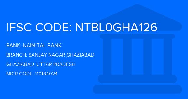 Nainital Bank Sanjay Nagar Ghaziabad Branch IFSC Code