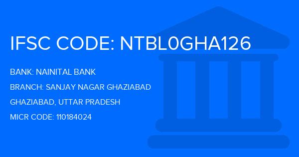 Nainital Bank Sanjay Nagar Ghaziabad Branch IFSC Code