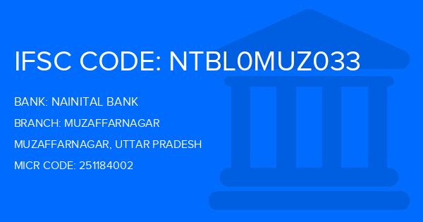 Nainital Bank Muzaffarnagar Branch IFSC Code