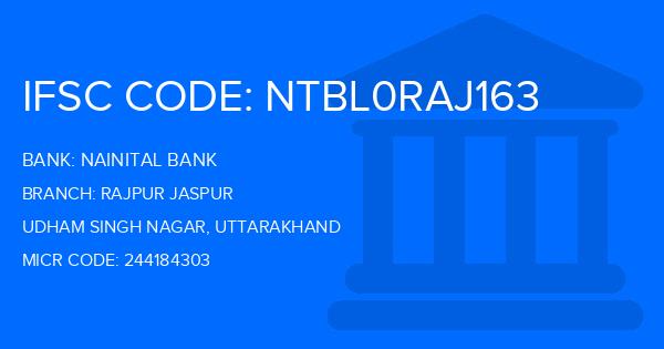 Nainital Bank Rajpur Jaspur Branch IFSC Code